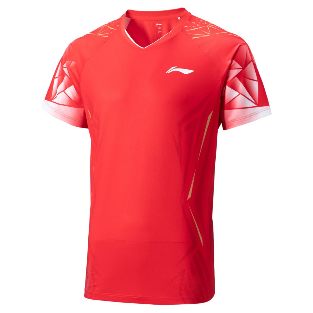 Li-Ning Aayv021-4 Play Cool T-shirt Rød - Sporty Badminton