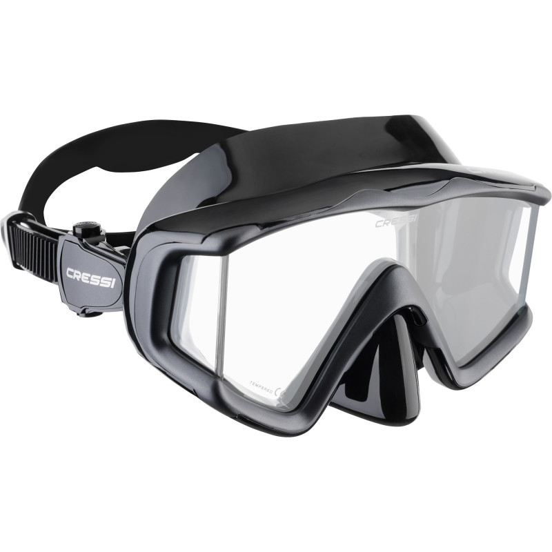 Cressi Liberty Triside Maske Sort Grafit
