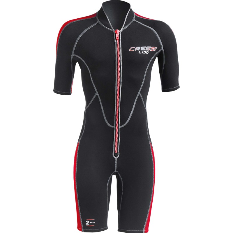 Cressi Lido Shorty Herre 2 Mm Rød