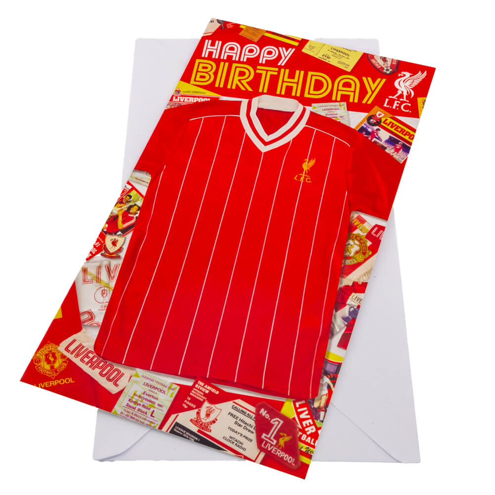 Liverpool Fc Fødselsdagskort Retro