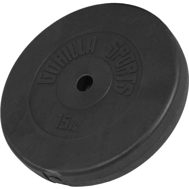 Vægtskive I Hård Plast 15 Kg  30 Mm