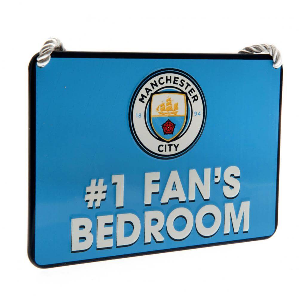 Manchester City Bedroom Skilt