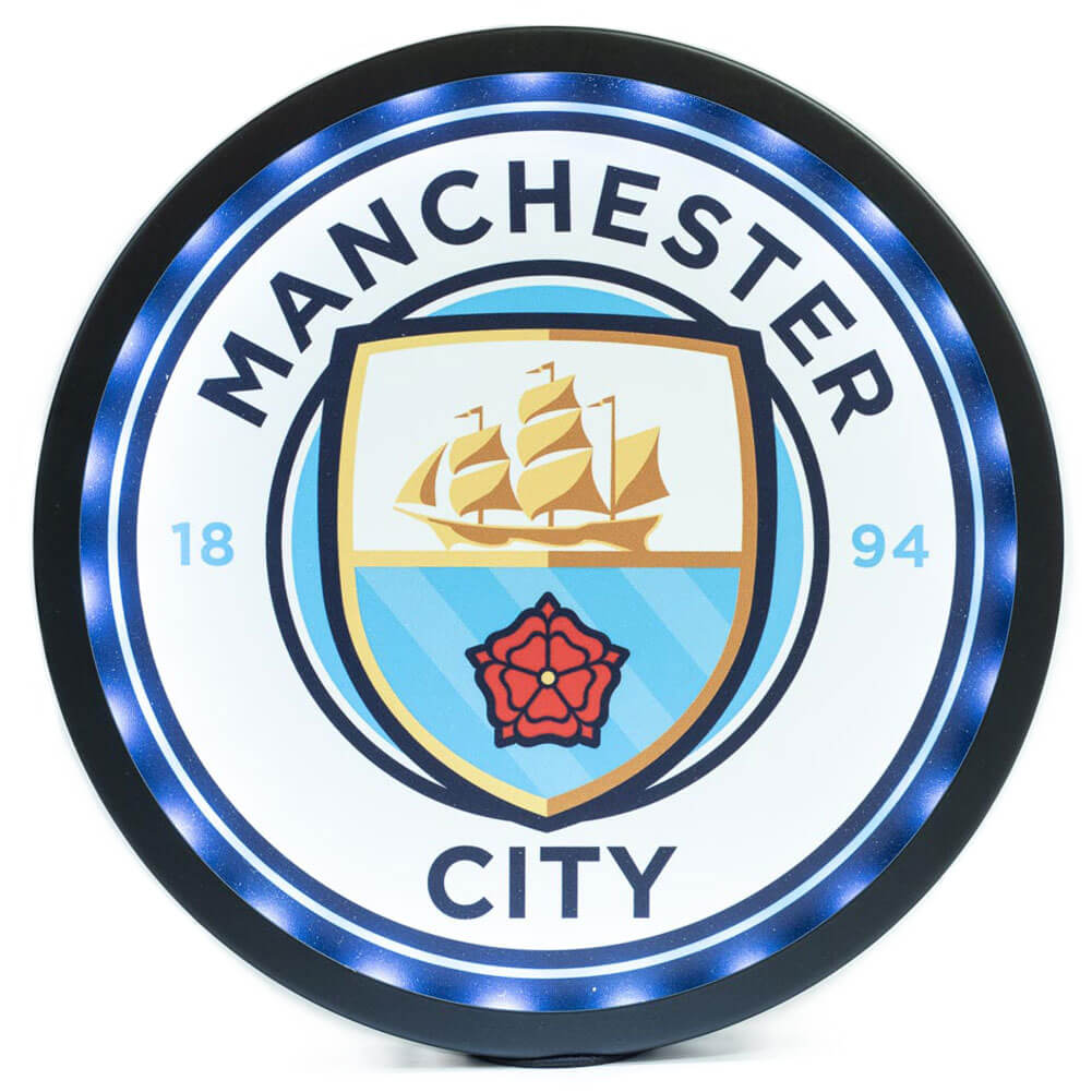 Manchester City Led Logo Skilt