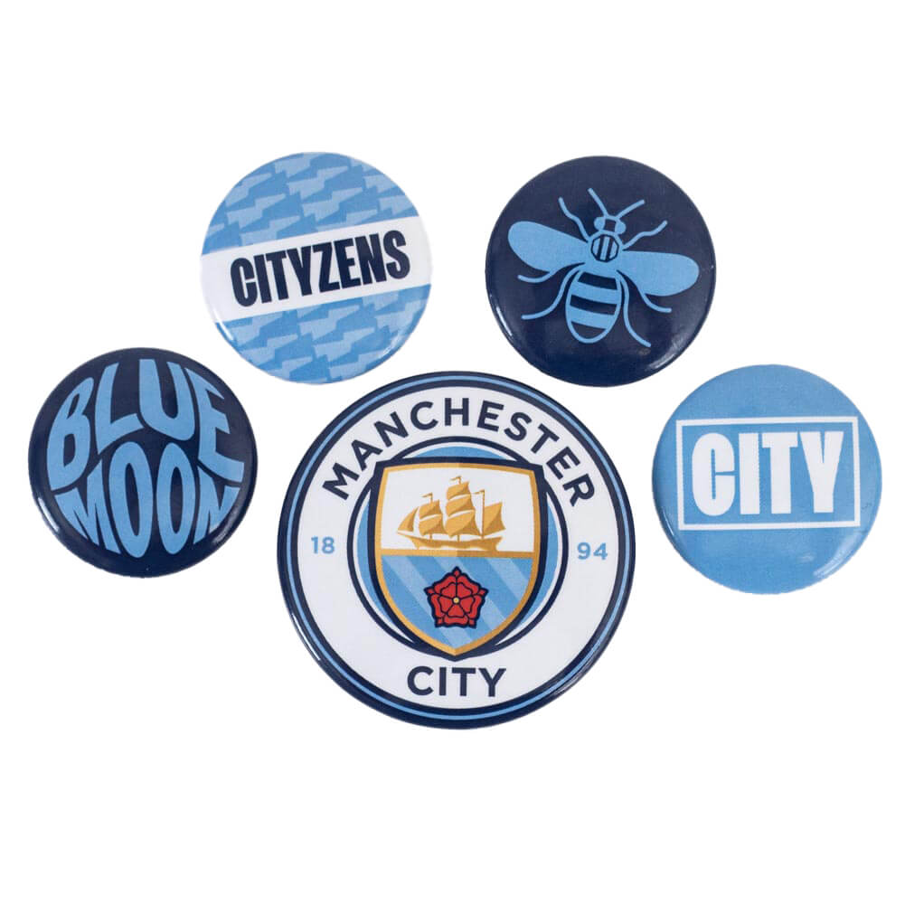 Manchester City Pins 5 Stk