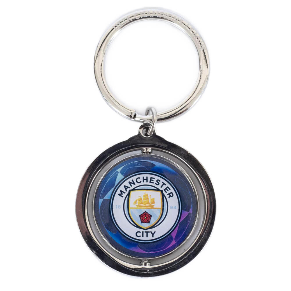 Manchester City Spinner Nøglering