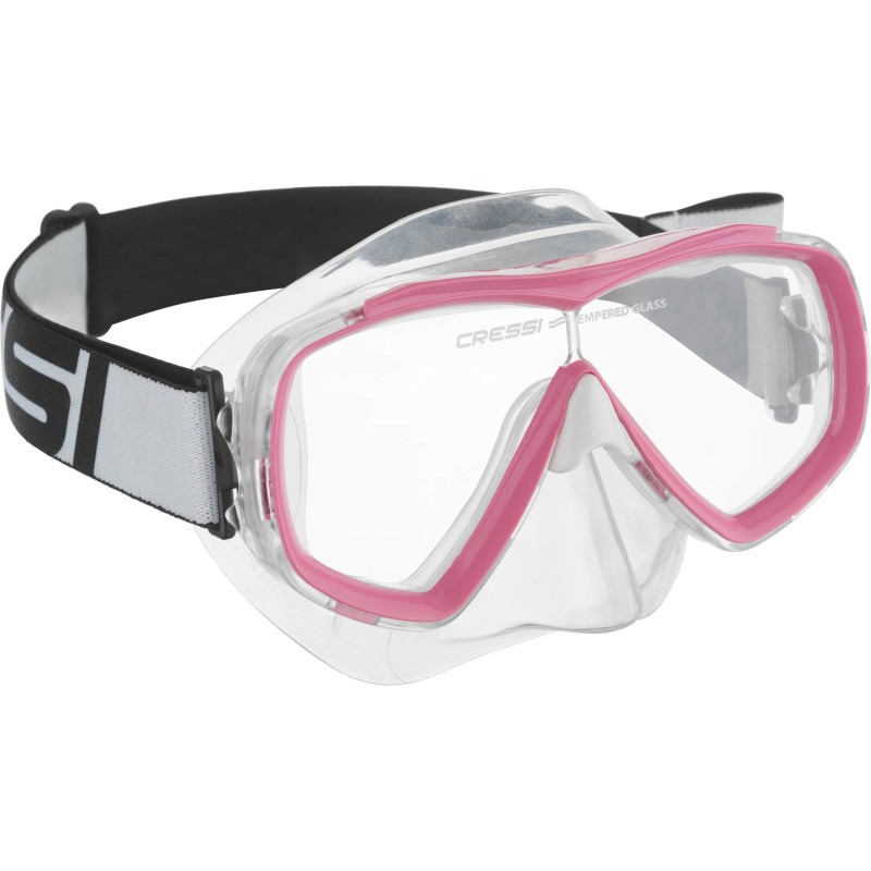 Cressi Estrella Tx Junior Maske Klar   Pink