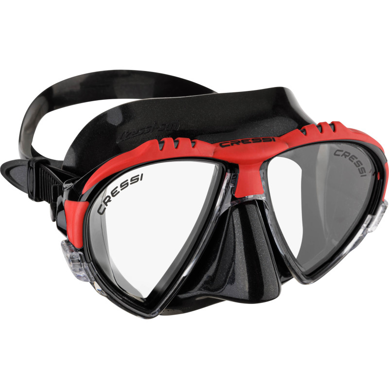 Cressi Matrix Maske Sort   Rød