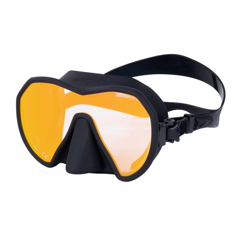 Beuchat Dykkermaske Maxlux S Farvet Glas Sort Orange