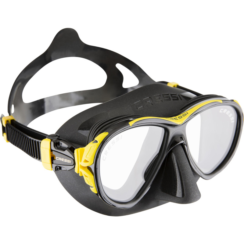 Cressi Naxos Maske Sort   Gul