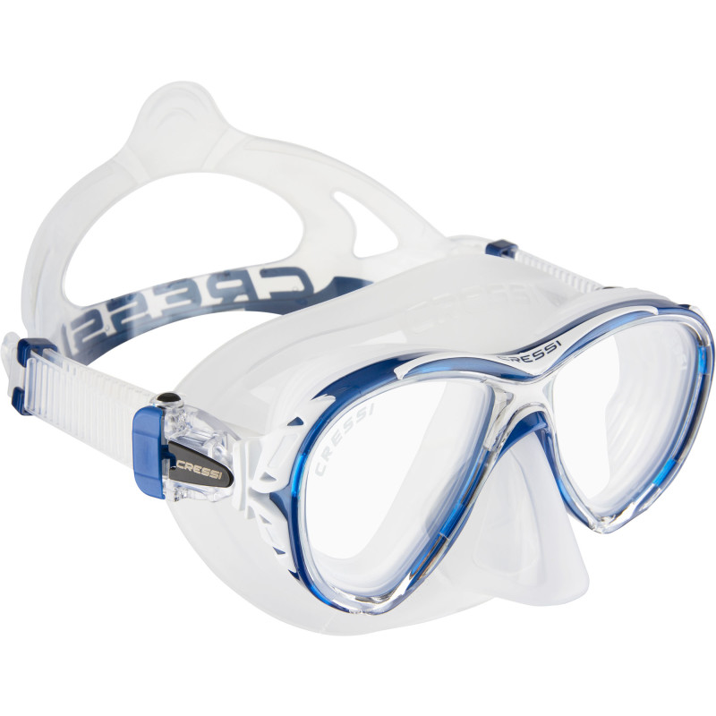 Cressi Naxos Maske Klar   Blå