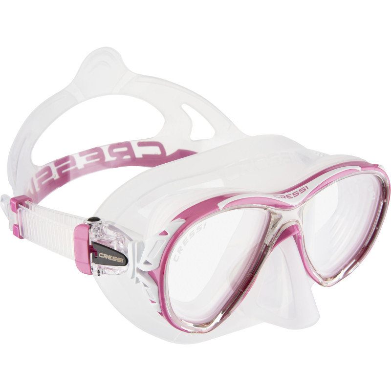 Cressi Naxos Maske Klar   Pink