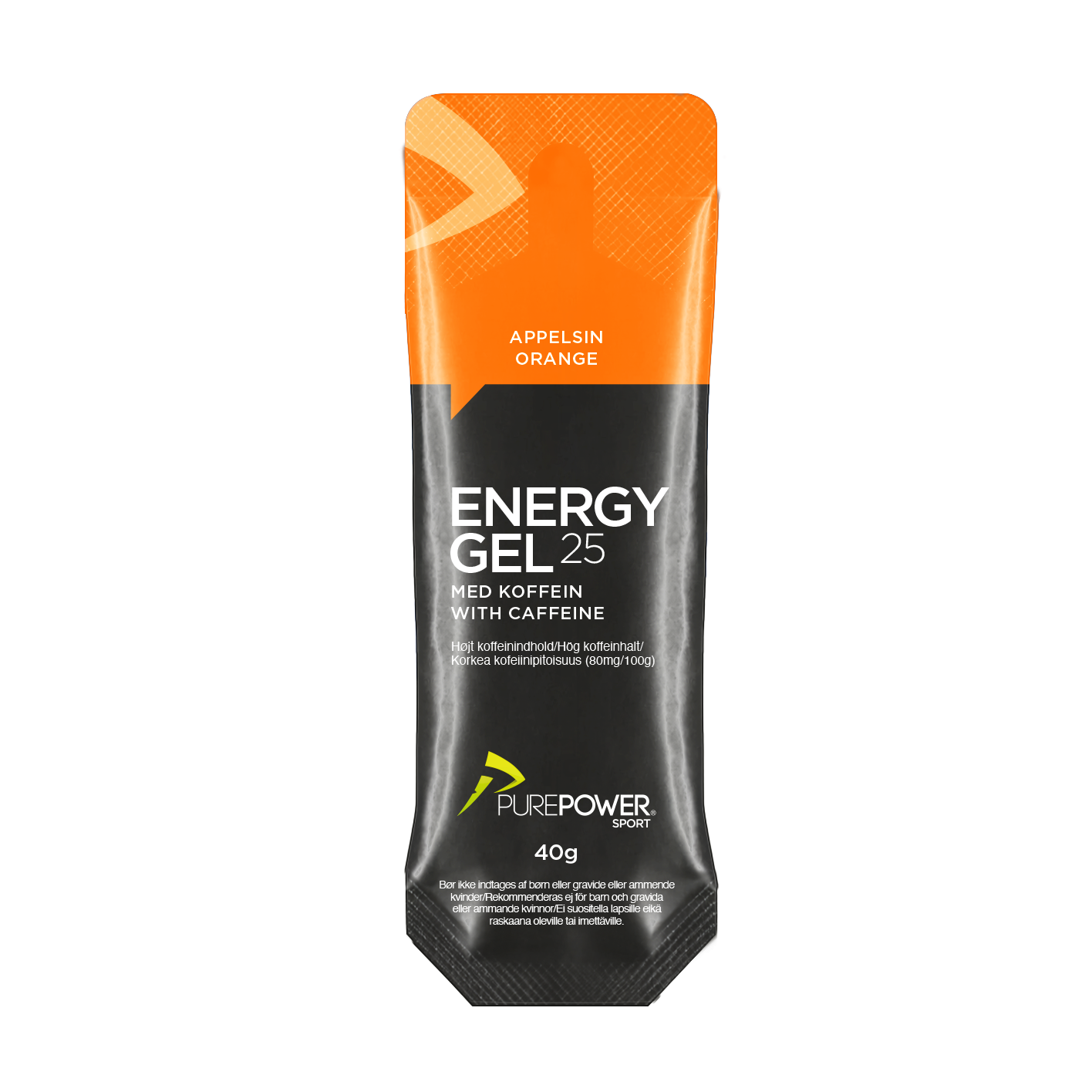Energy Gel Koffein Appelsin 40 G