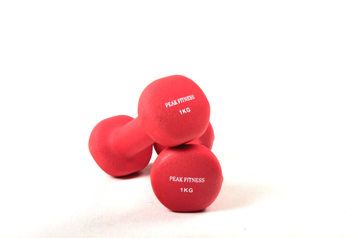 Peak Fitness    2 X  Håndvægt   Neopren   1 Kg