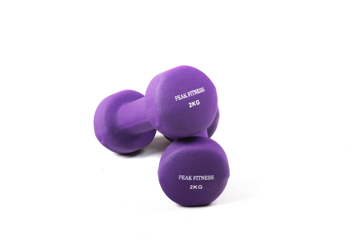 Peak Fitness     Håndvægt   Neopren   2 X 2 Kg