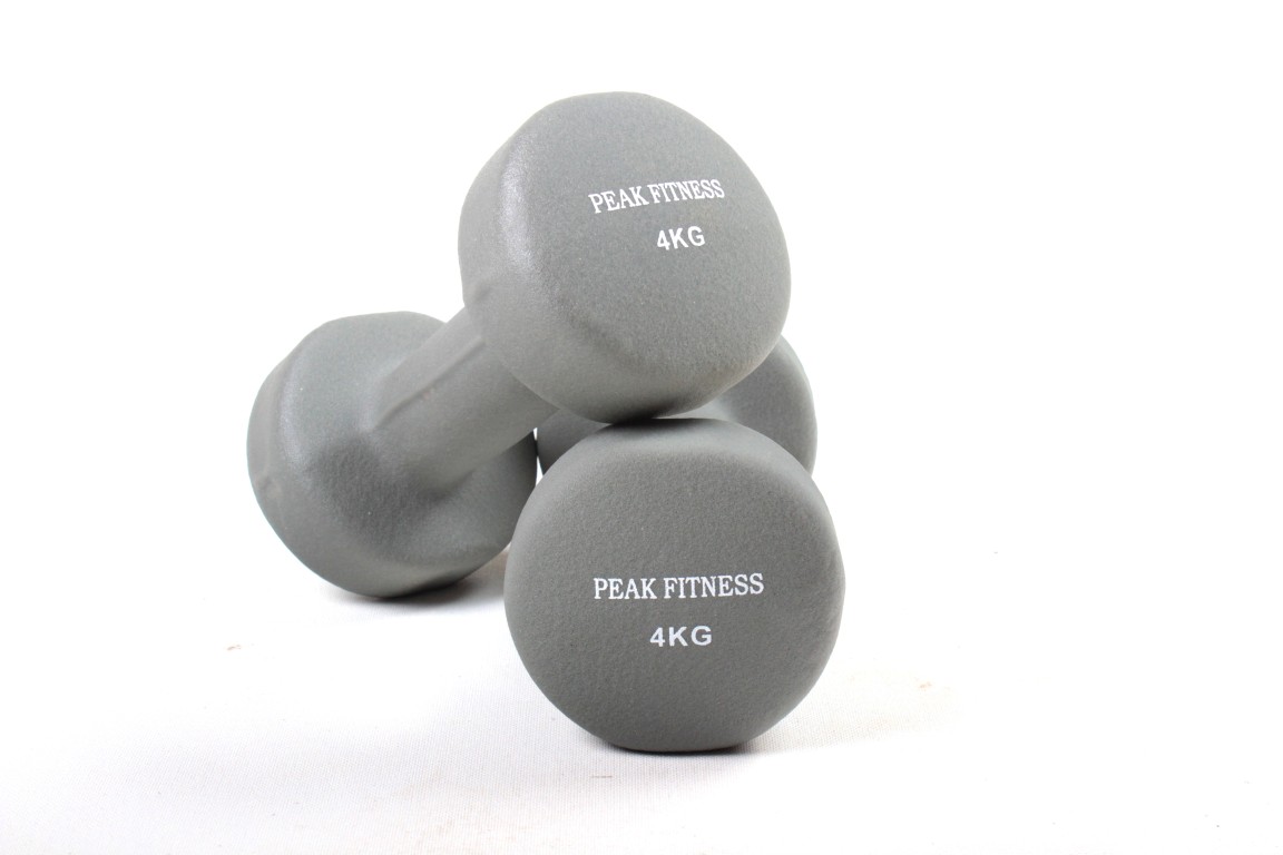 Peak Fitness    2 X  Håndvægt   Neopren   4 Kg