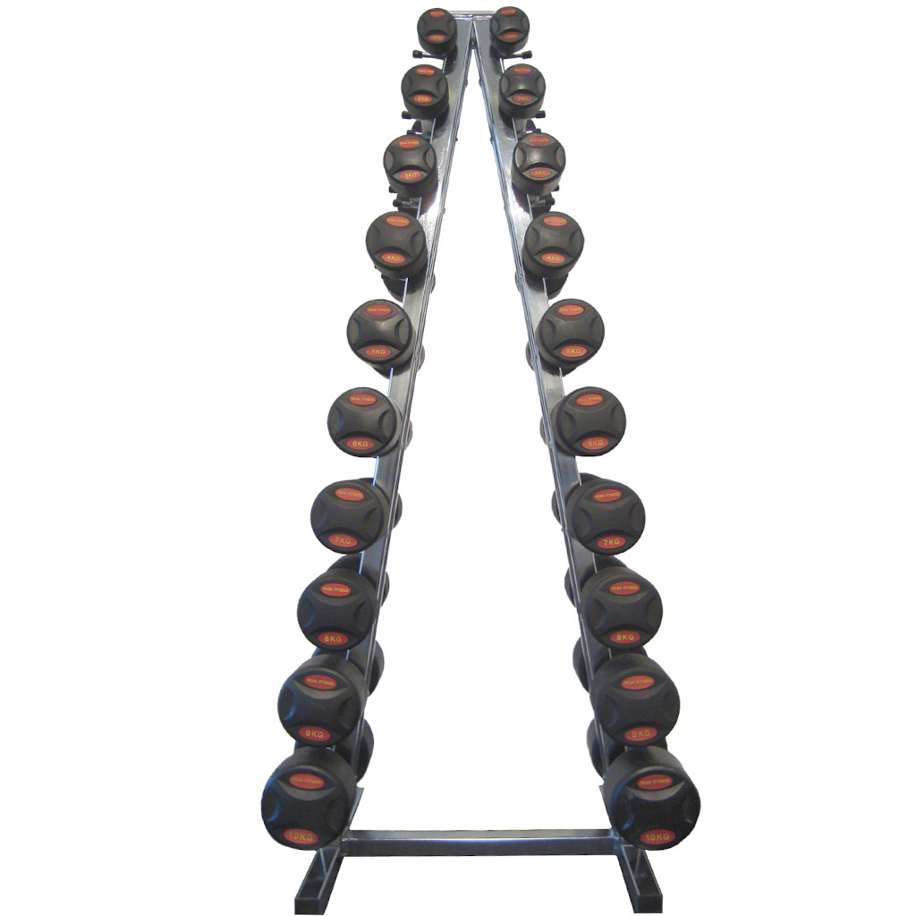 Peak Fitness    1  Inkl  Chrome Stativ    Gummi   10 Kg