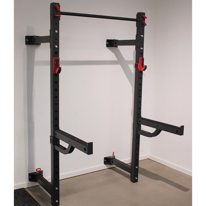 Peak Fitness    Foldbar Squat Rack   Safety Arms