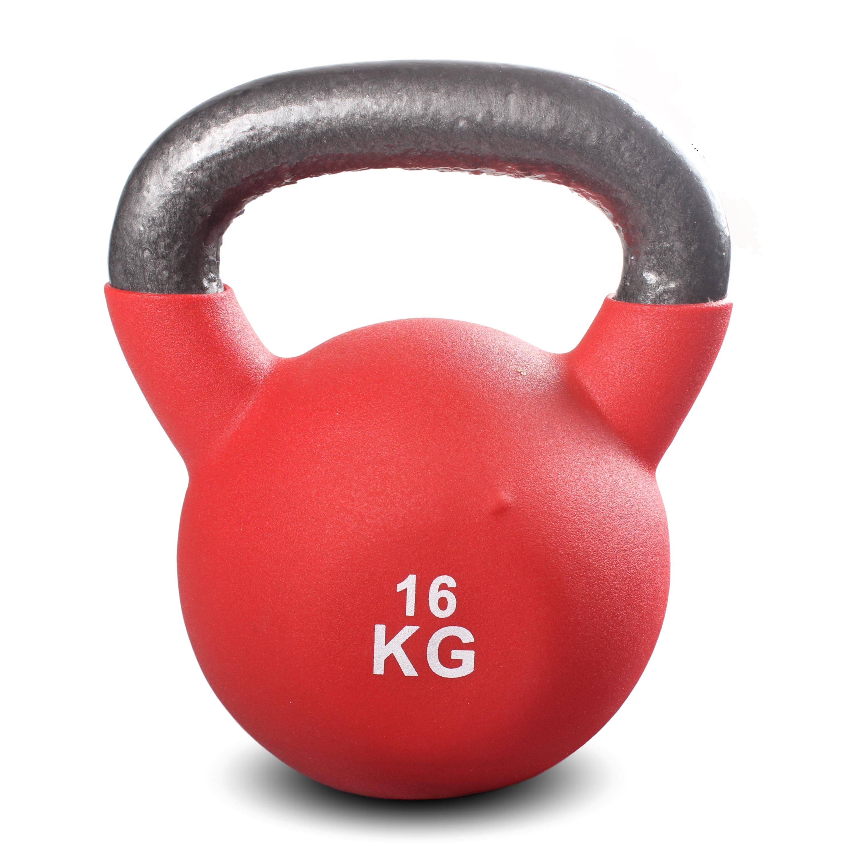 Peak Fitness    Kettlebell   Støbejern   16 Kg