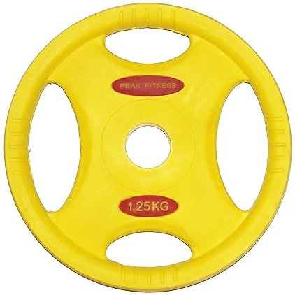 Peak Fitness   Vægtskive    30mm   Gummi   1 25 Kg