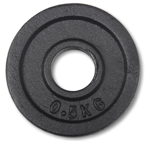 Peak Fitness   Vægtskive   30 Mm    Støbejern   0 5 Kg