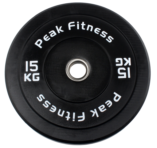Peak Fitness    Bumper Plate   15 Kg