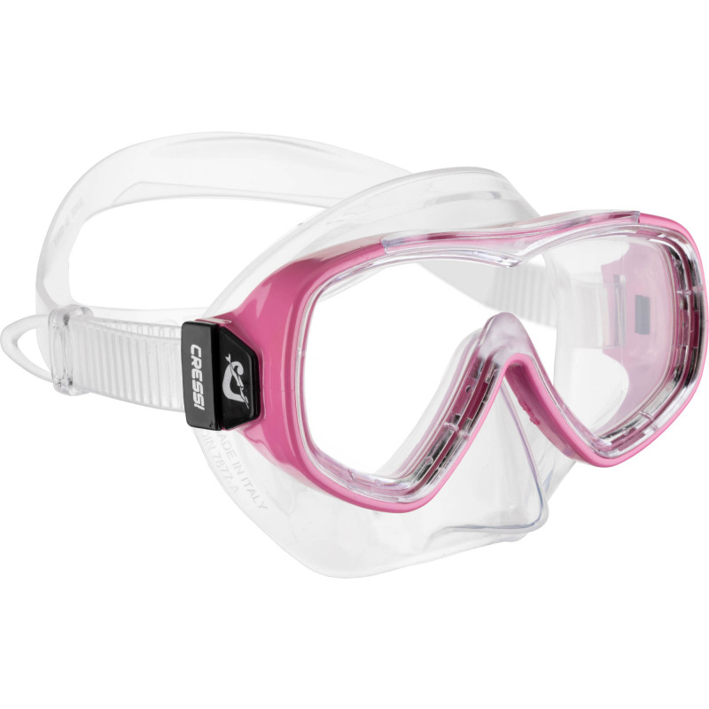 Cressi Piumetta Kid Maske Klar   Pink