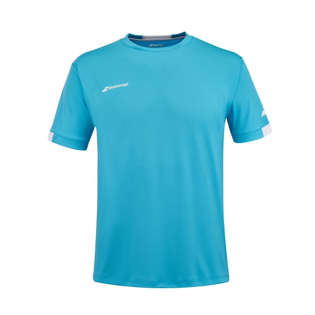 Babolat Play Crew Neck Tee  Cyan Blue    S
