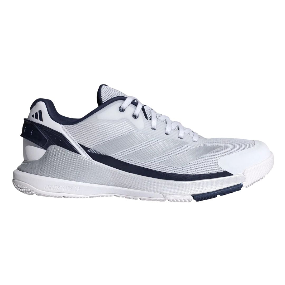 Adidas Crazyquick Ls Men Padelsko  Cloud White Silver Metallic Dark Blue    40 2 3