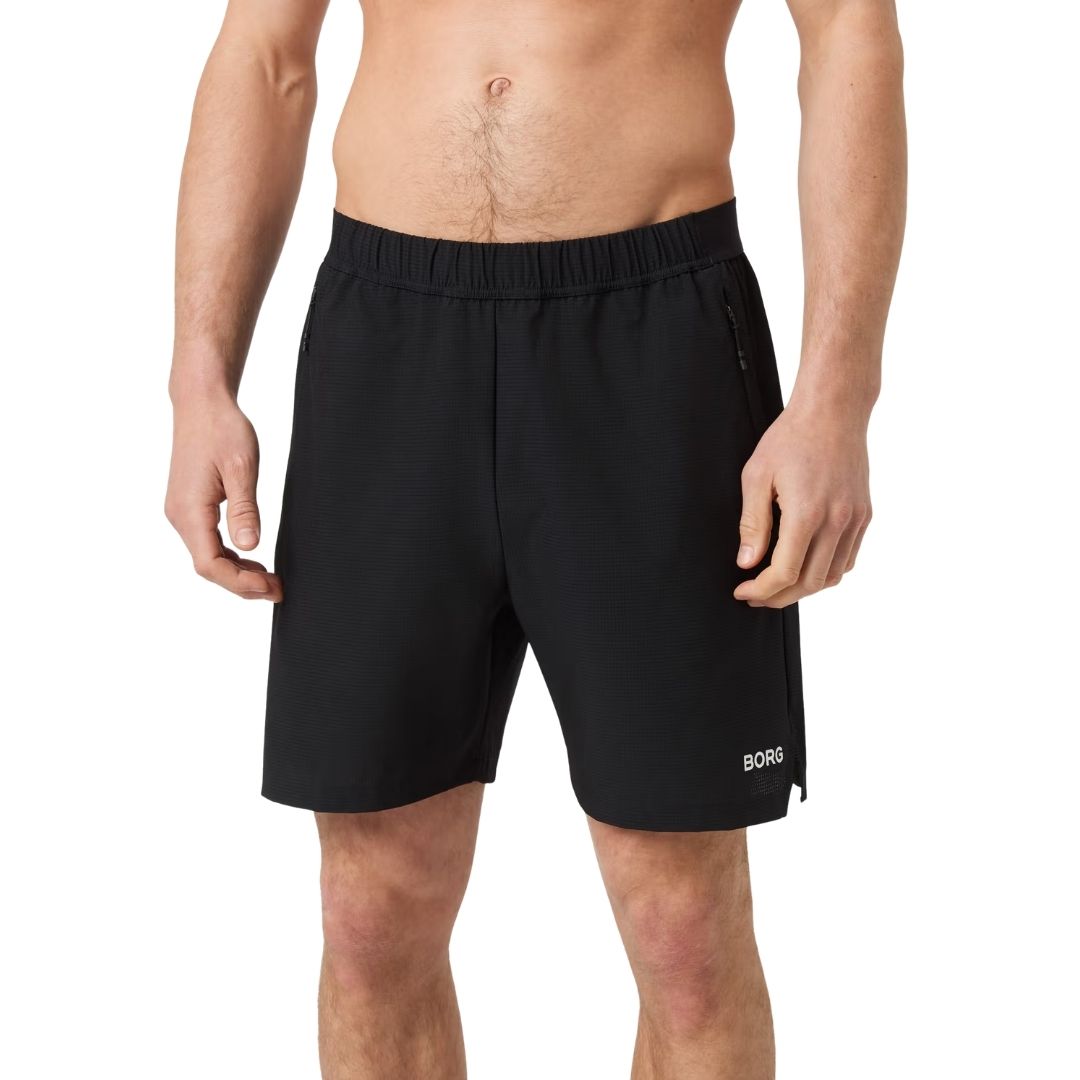 Bj? Rn Borg Zip Shorts Men  Black Beauty    Xl