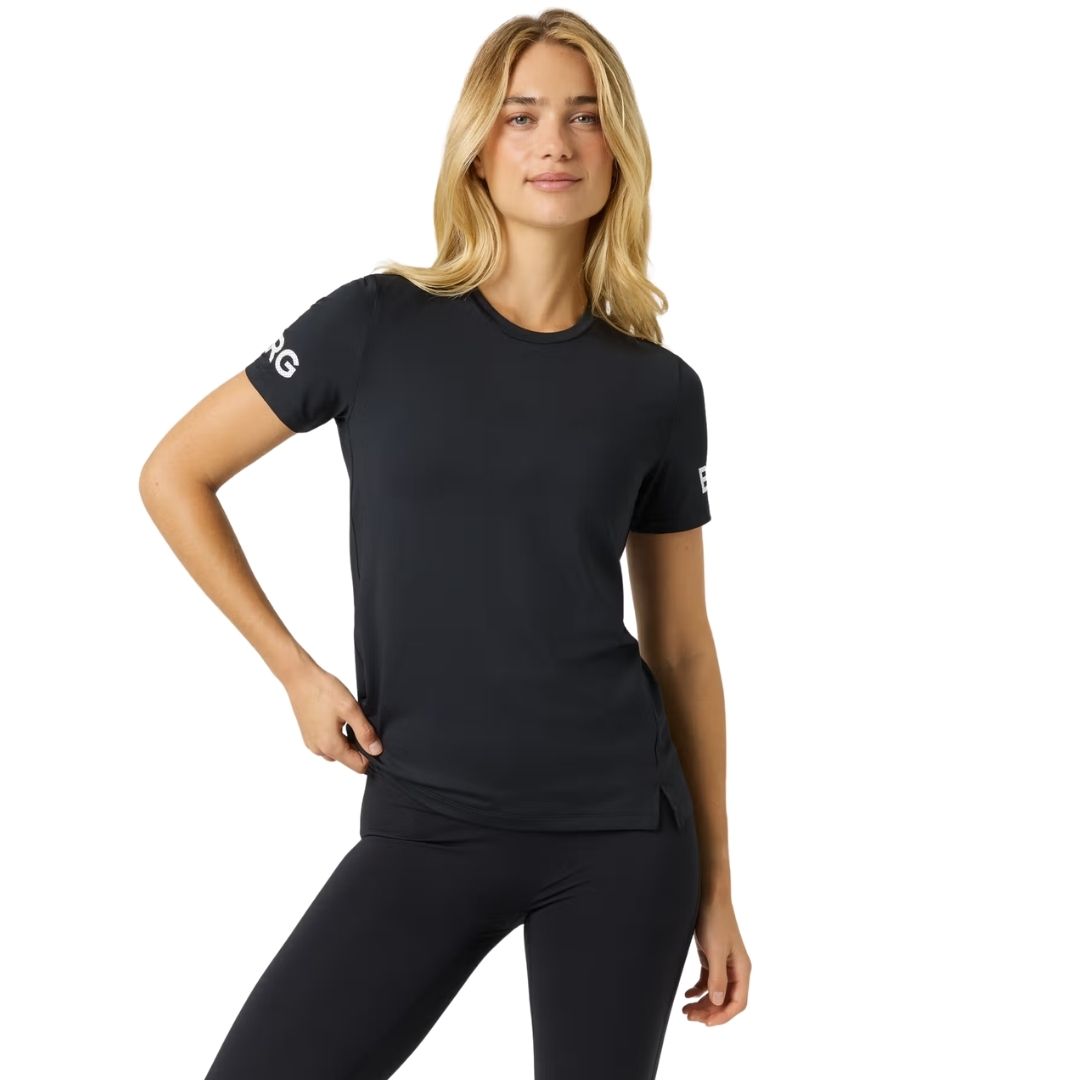 Bj? Rn Borg T Shirt Women  Black Beauty    Xs