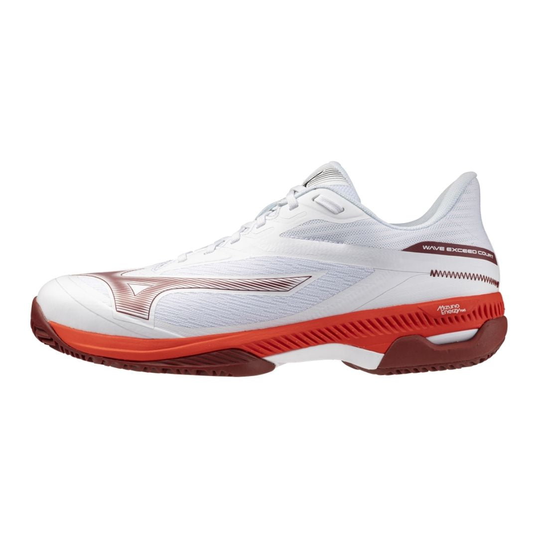 Mizuno Wave Exceed Court Cc Men  Fiery Red White Sun Dried Tomato    41