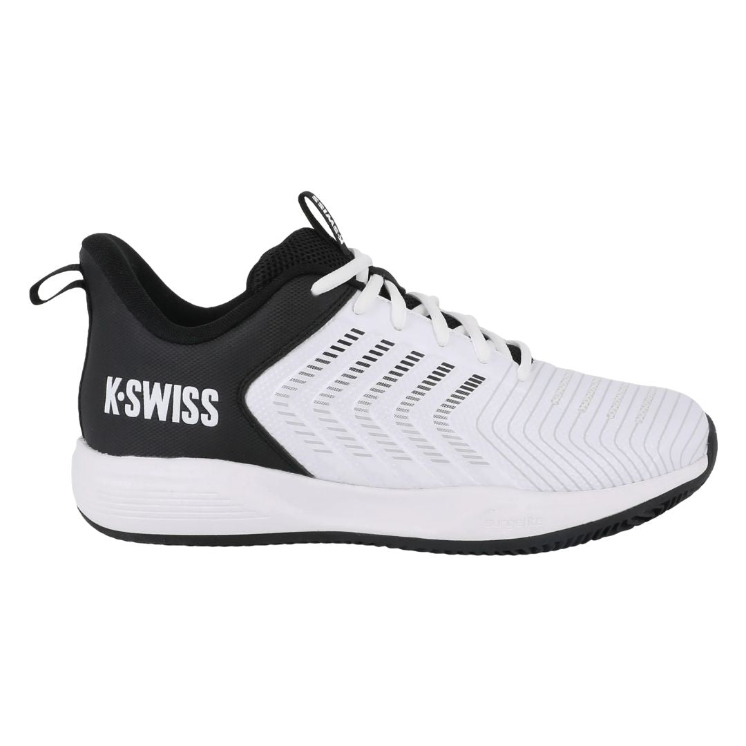 K Swiss Ultrashot Light Clay Men  White Black    42