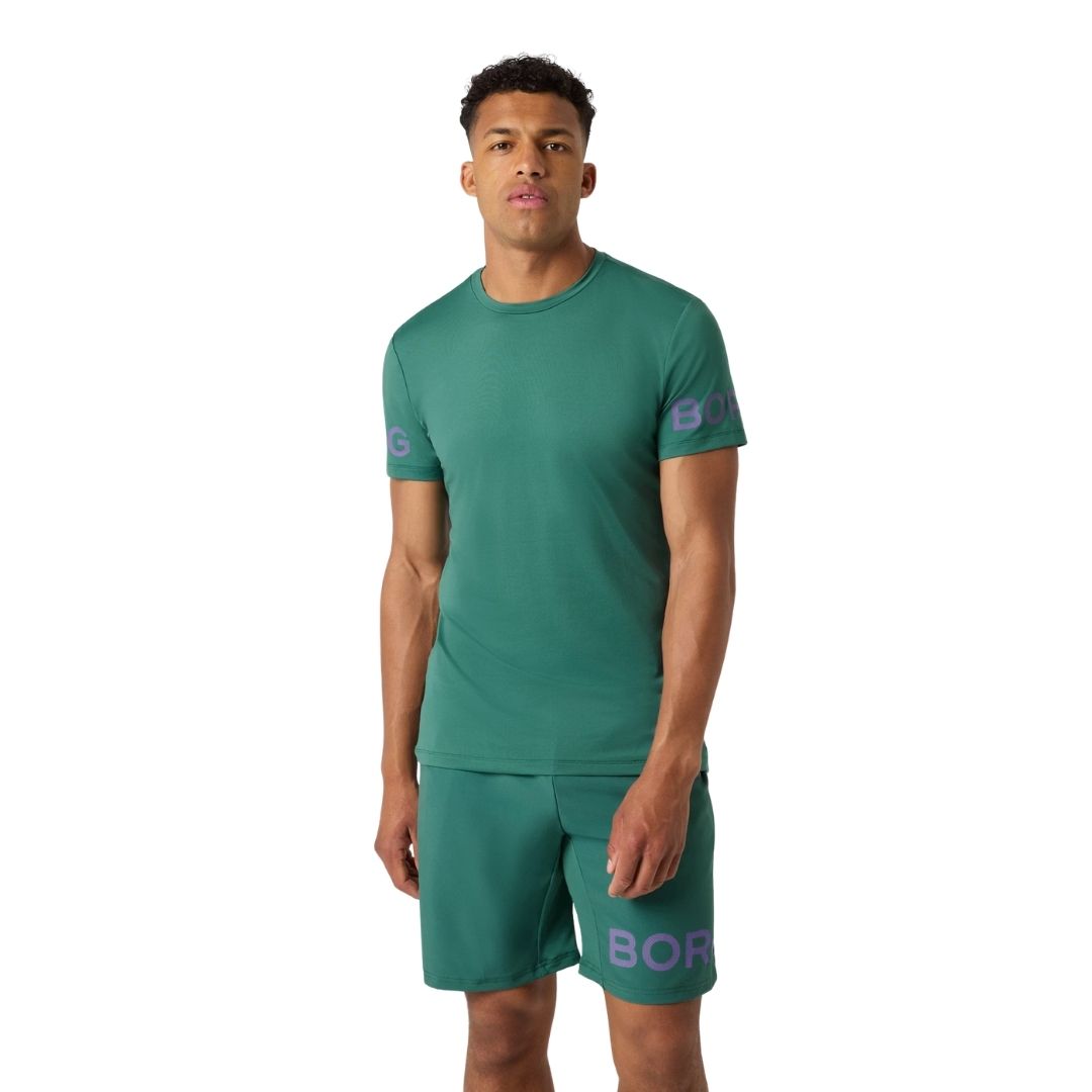 Bj? Rn Borg T Shirt  Mallard Green    S