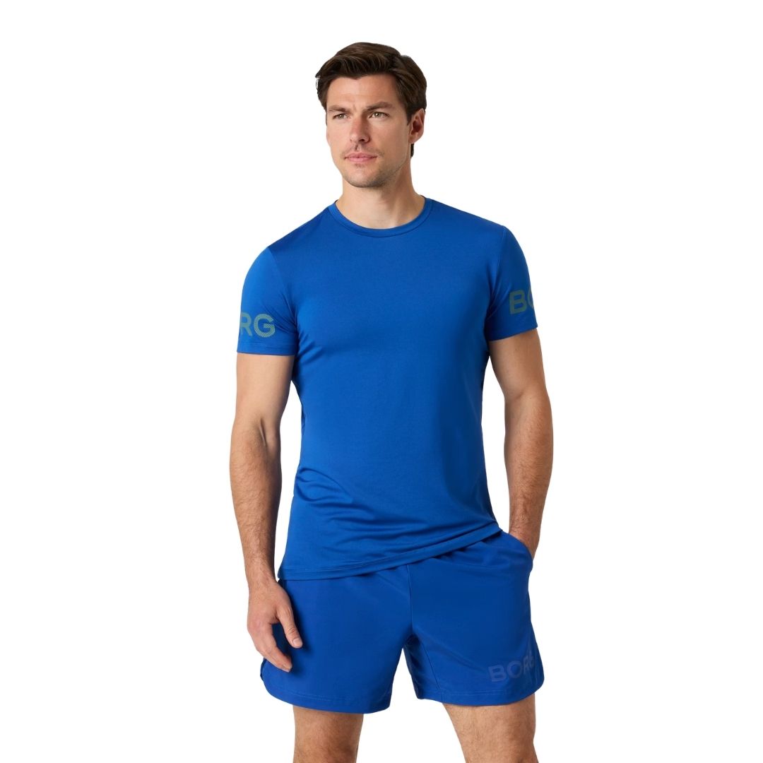 Bj? Rn Borg T Shirt  Monaco Blue    S