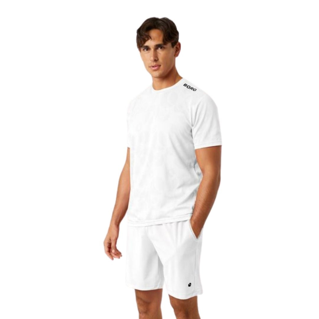Bj? Rn Borg Ace Performance T Shirt  Brilliant White    S