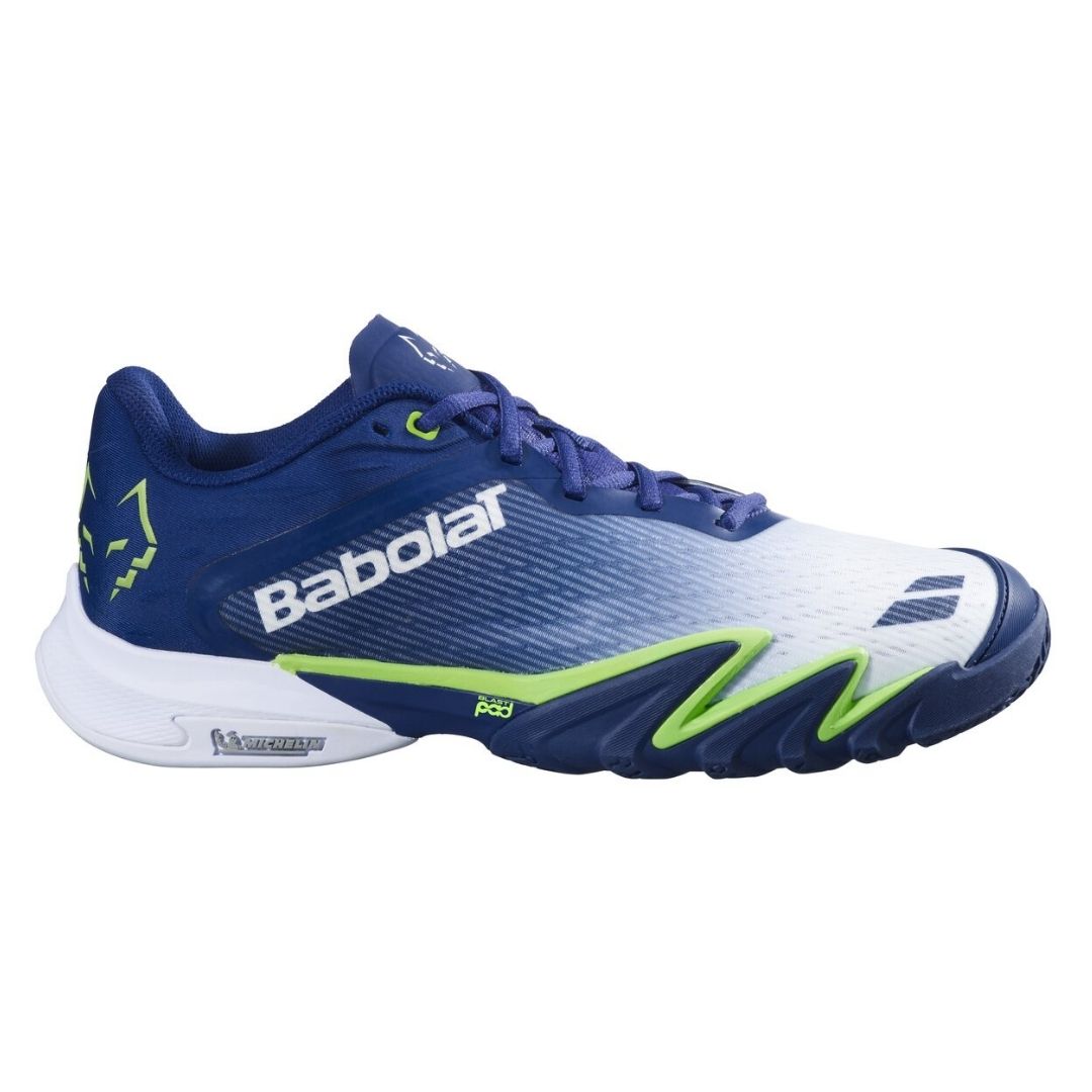 Babolat Jet Premura 3 Men Juan Lebron Padelsko Blue Depths Green Flash 41