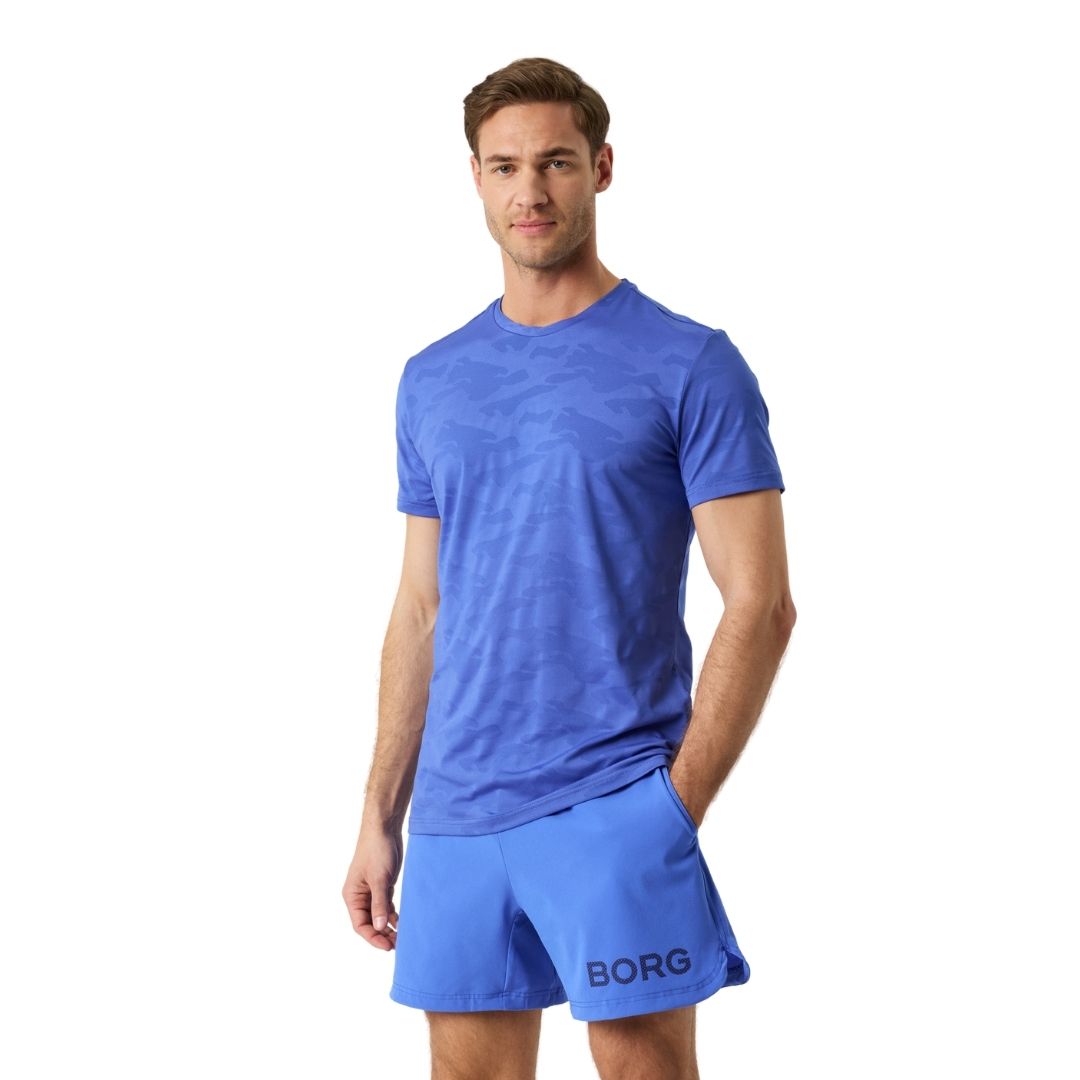 Bj? Rn Borg Performance T Shirt  Amparo Blue    S