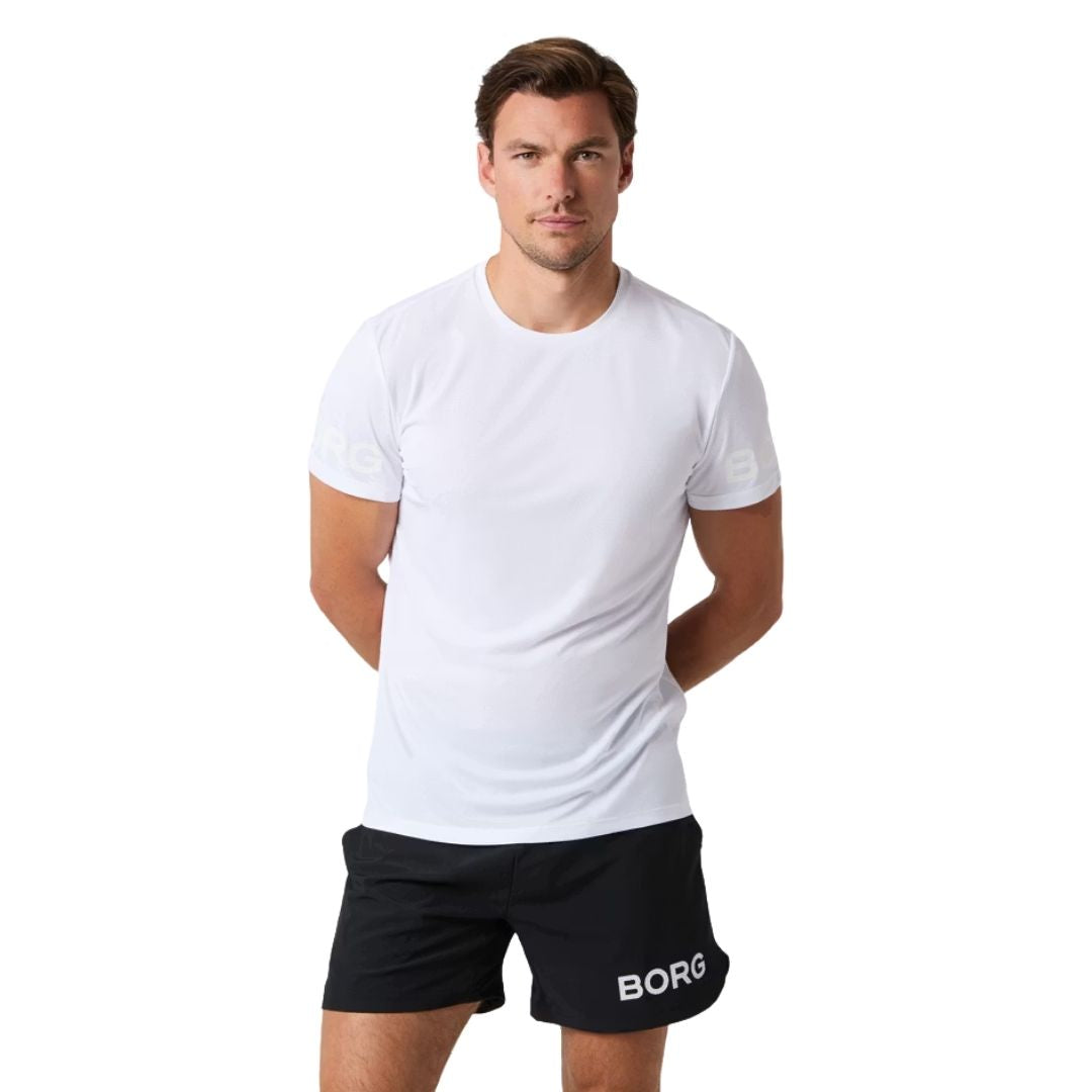 Bj? Rn Borg Light T Shirt  Brilliant White    S