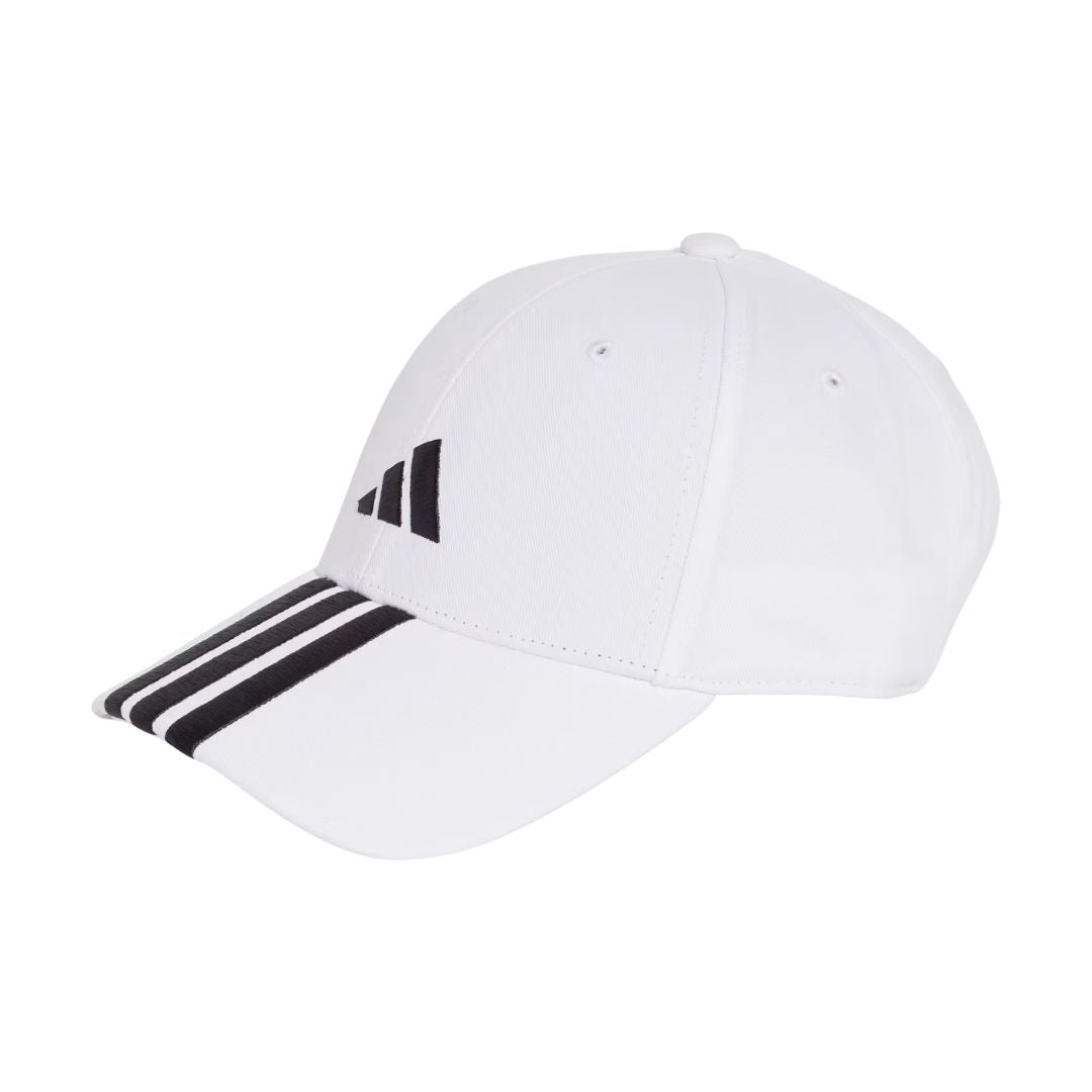 Adidas 3 Stripes Baseball Cap  White