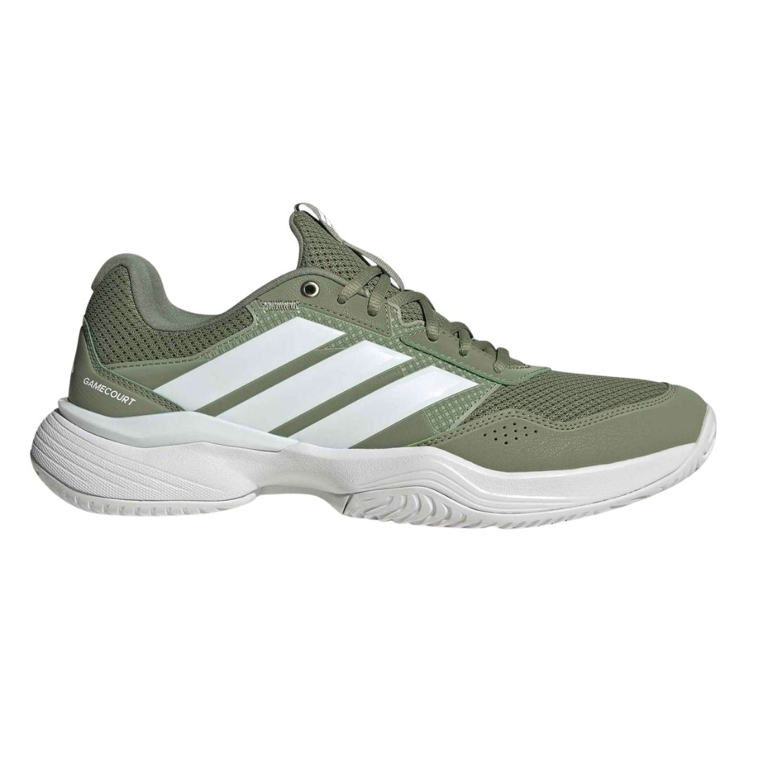 Adidas Gamecourt 3 Men  Tent Green White    41 1 3