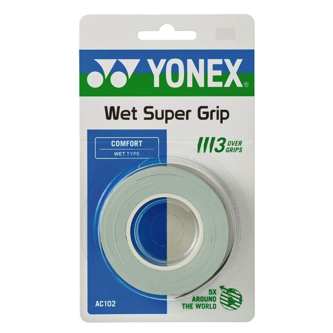 Yonex Wet Super Grap 3 Pak Powder Green