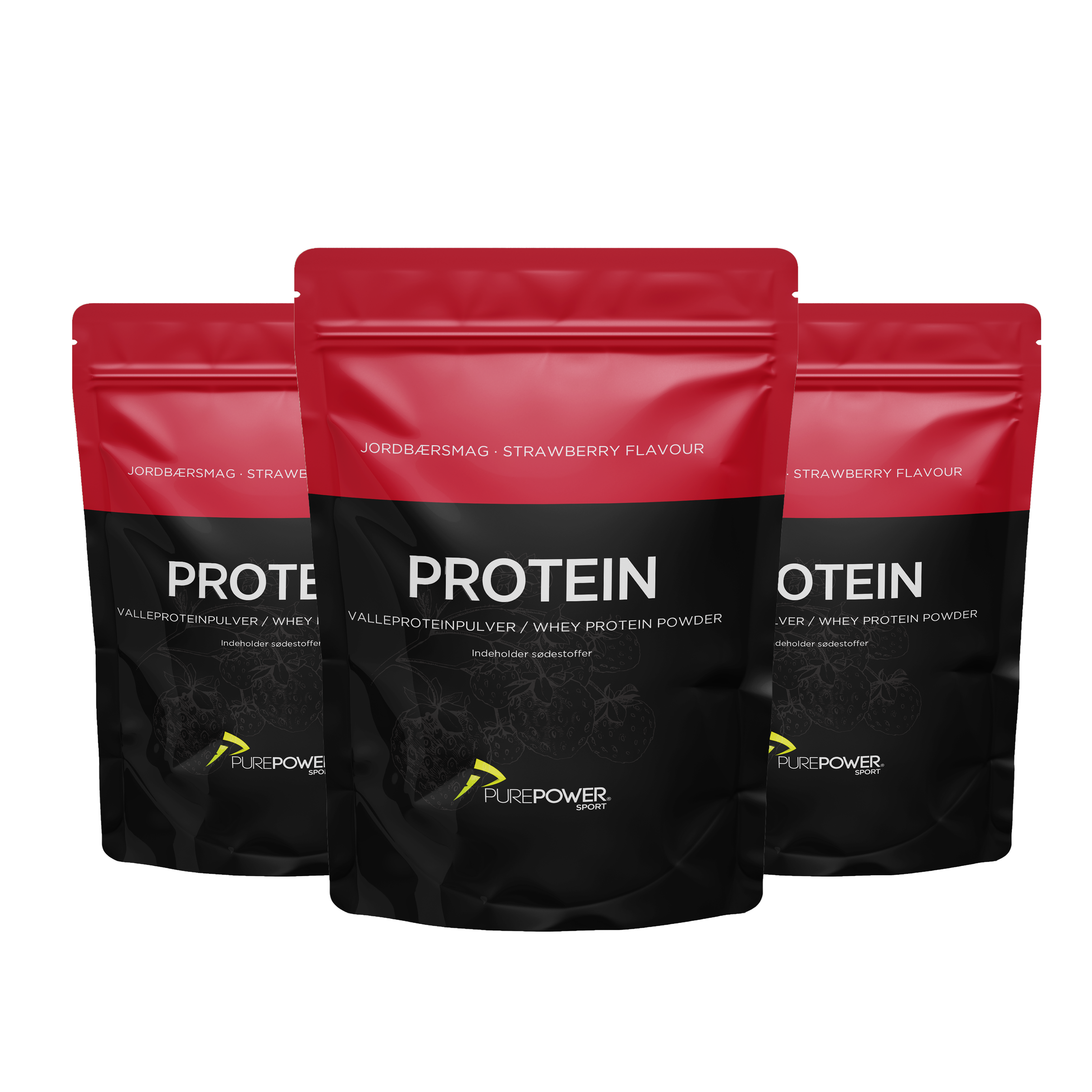 Jordbær Protein Deal 3 X 400 G