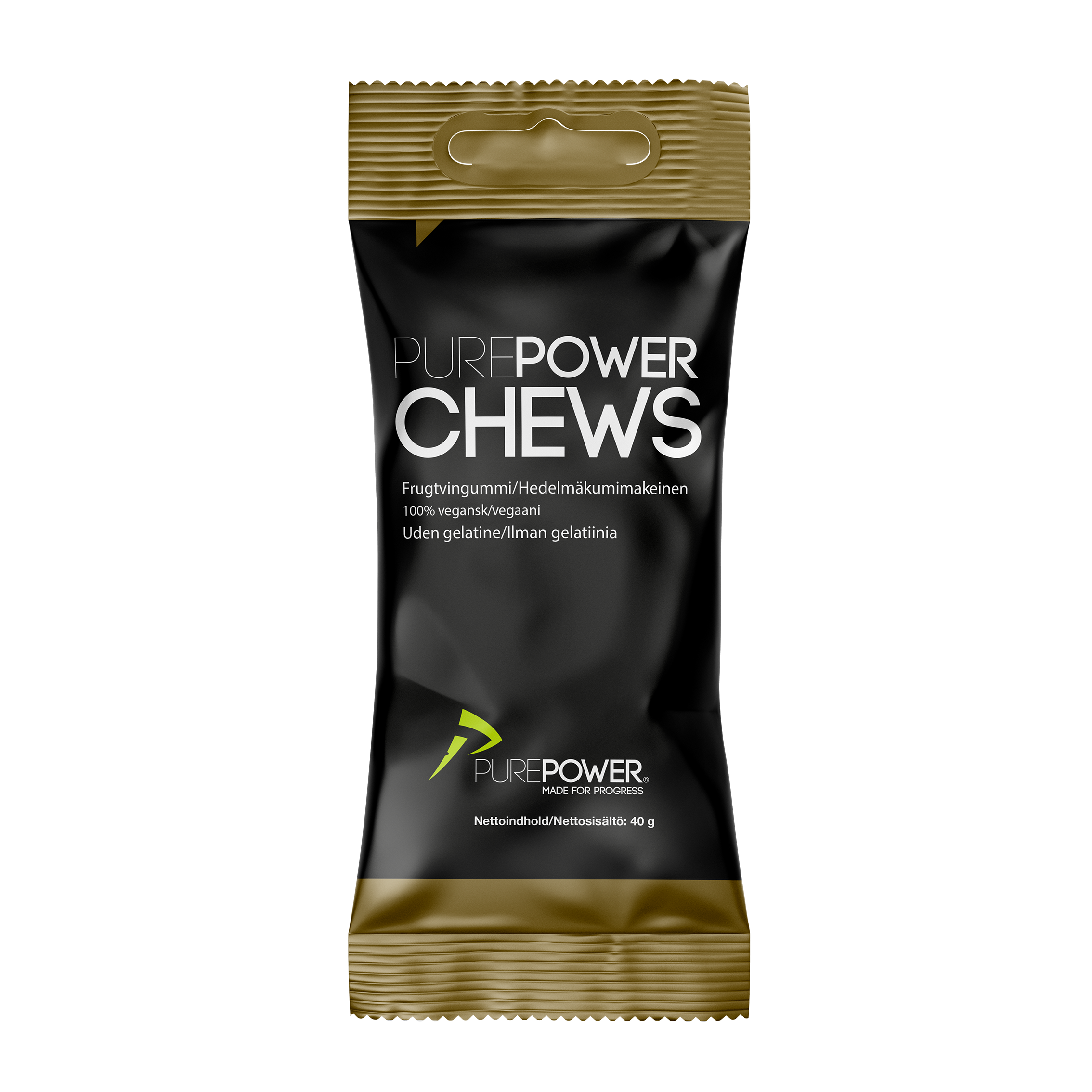 Purepower Chews Frugtmix 40 G