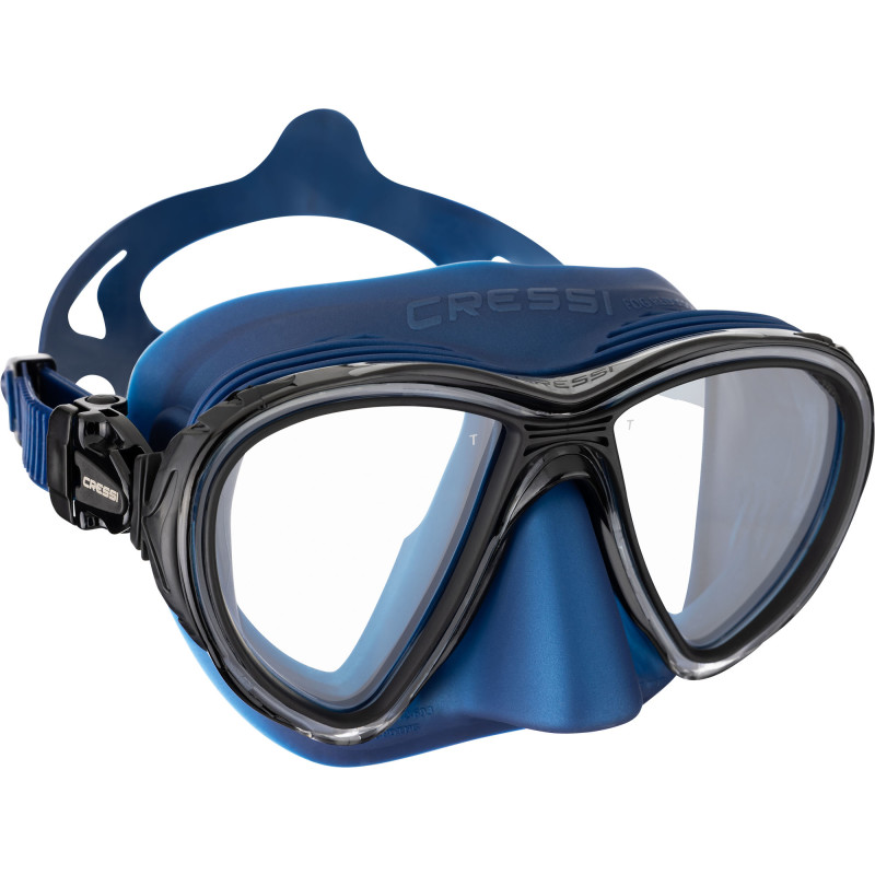 Cressi Quantum Maske Blå Metal