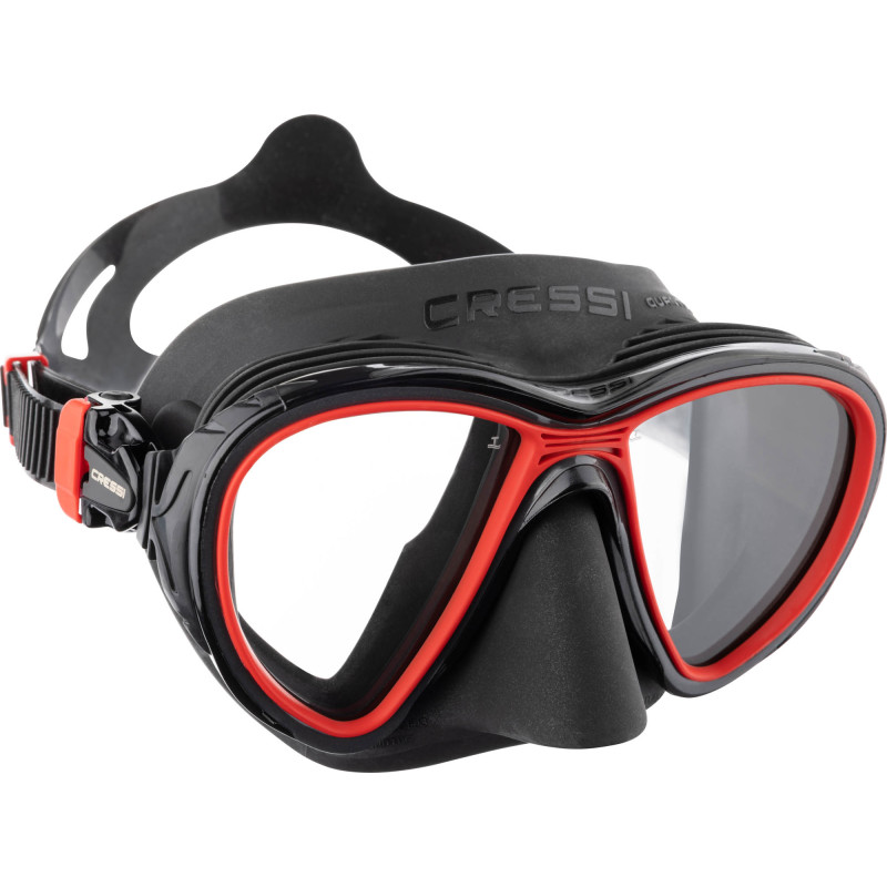 Cressi Quantum Maske Sort Rød