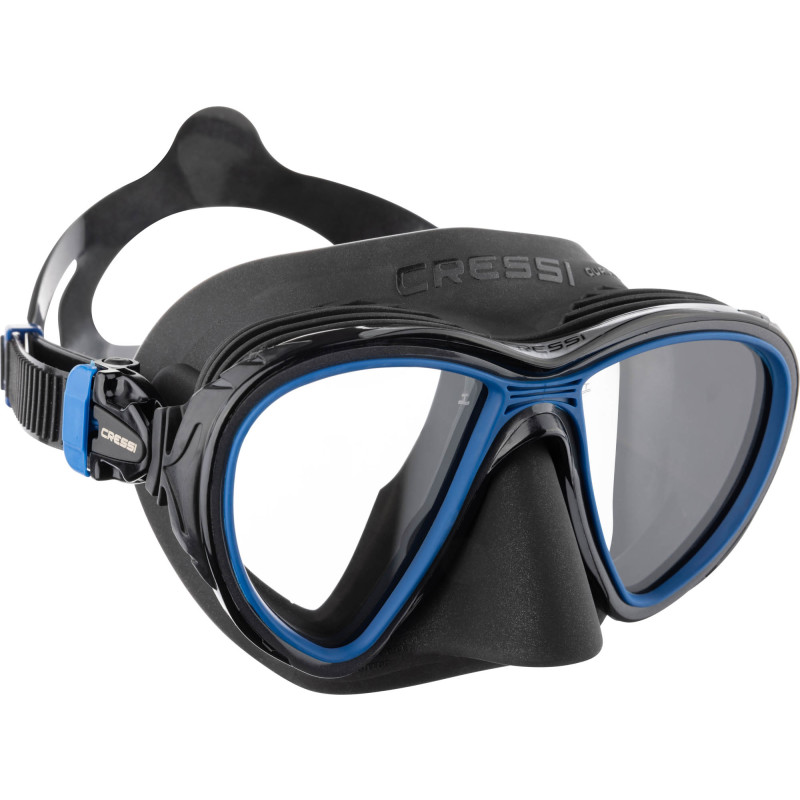 Cressi Quantum Maske Sort Blå