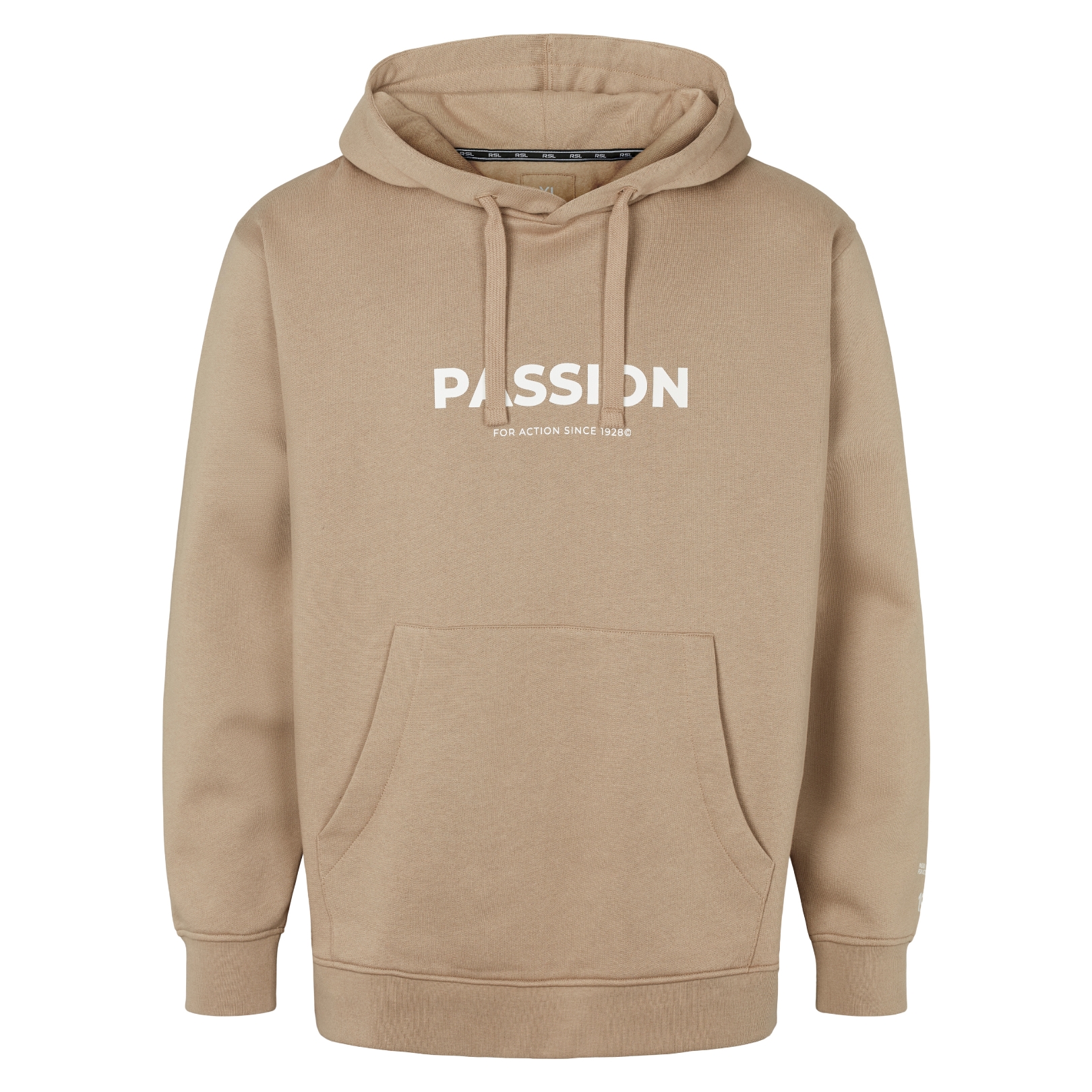 Rsl Cardiff Hoodie i Pebble Farve