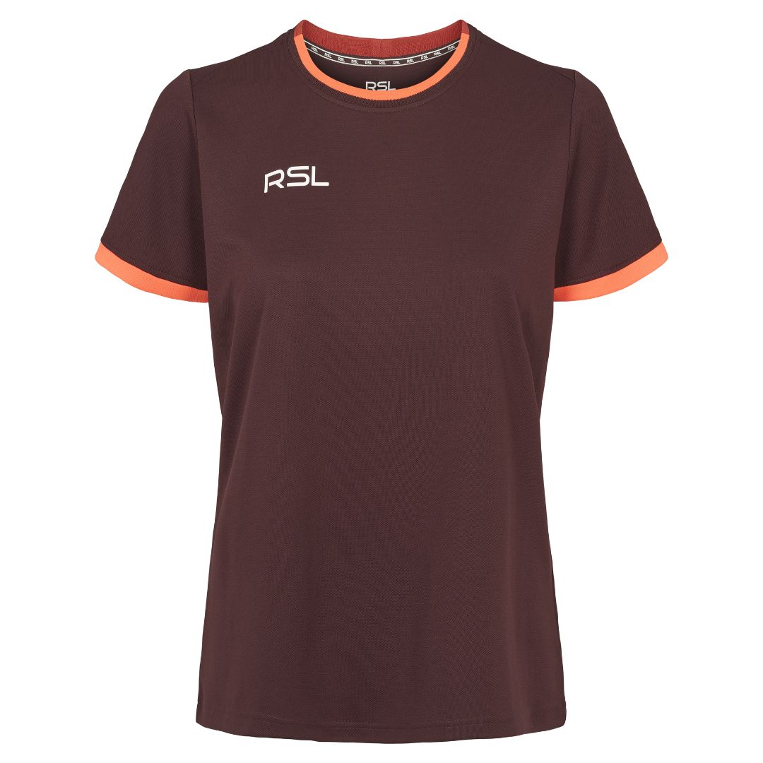 Rsl Draco T-shirt til kvinder i bordeaux - Black Friday tilbud!