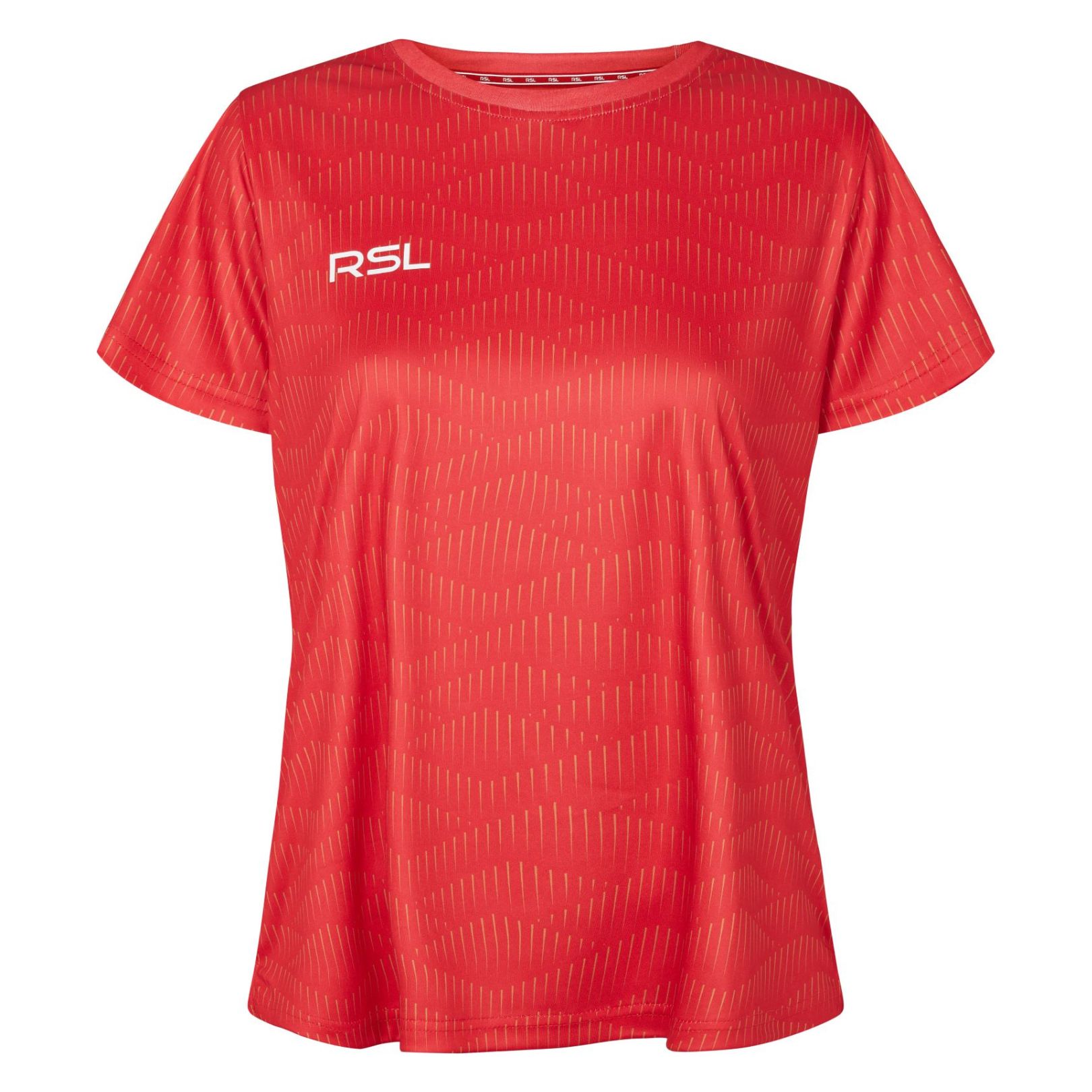 Rsl Kate Kvinde T-Shirt Rød Guld