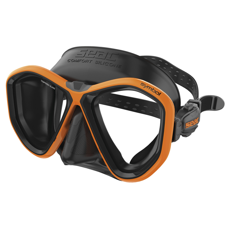 Seac Dykkermaske Symbol Asian Fit S Bl Orange